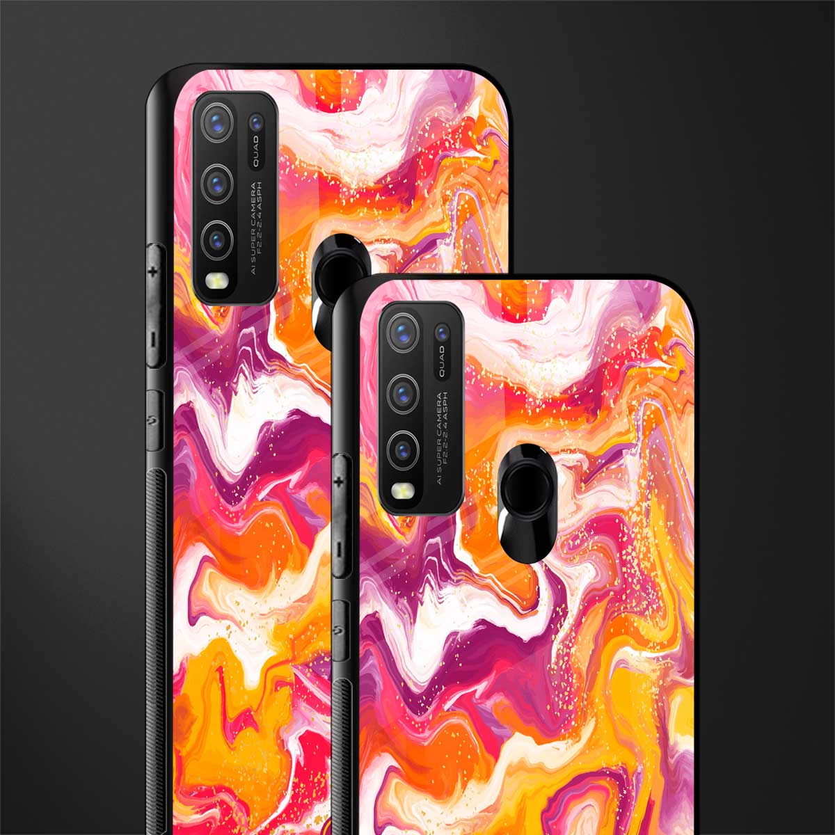 aureolin grape jam glass case for vivo y50 image-2