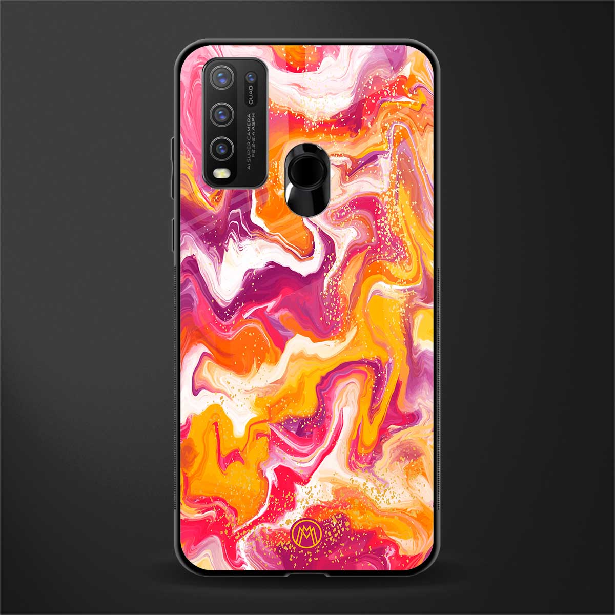 aureolin grape jam glass case for vivo y50 image