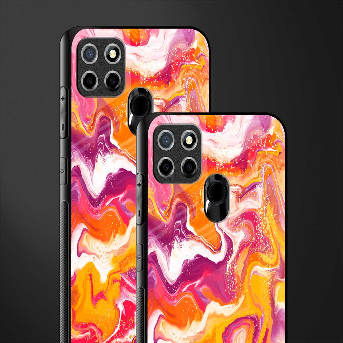 aureolin grape jam glass case for realme narzo 30a image-2