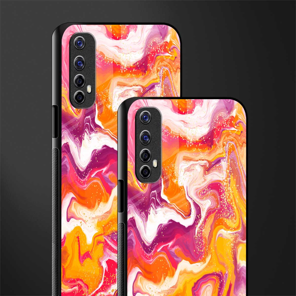 aureolin grape jam glass case for realme narzo 20 pro