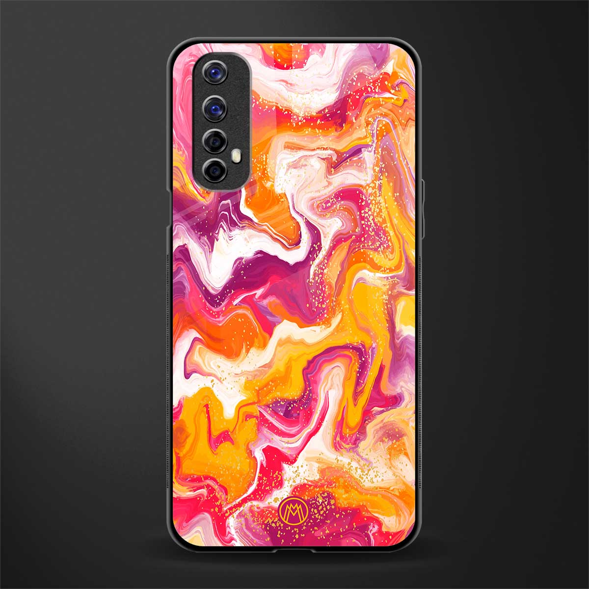 aureolin grape jam glass case for realme narzo 20 pro