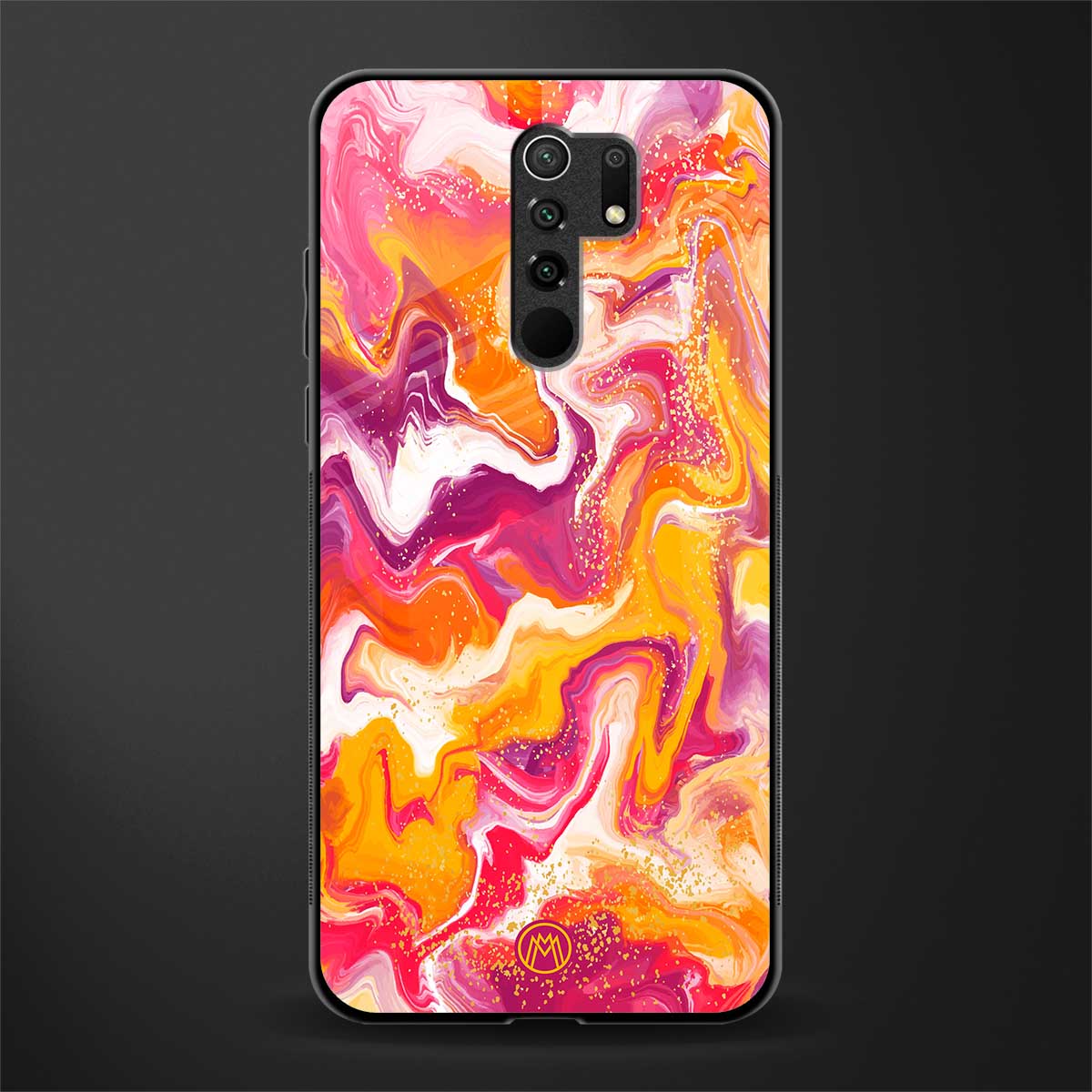 aureolin grape jam glass case for redmi 9 prime image