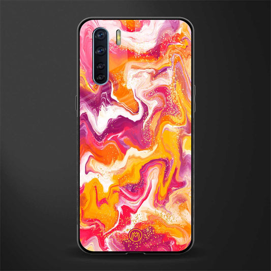 aureolin grape jam glass case for oppo f15 image