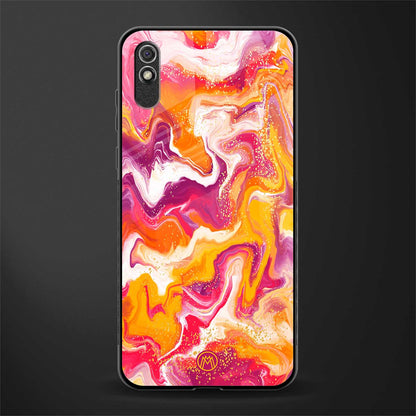 aureolin grape jam glass case for redmi 9a image