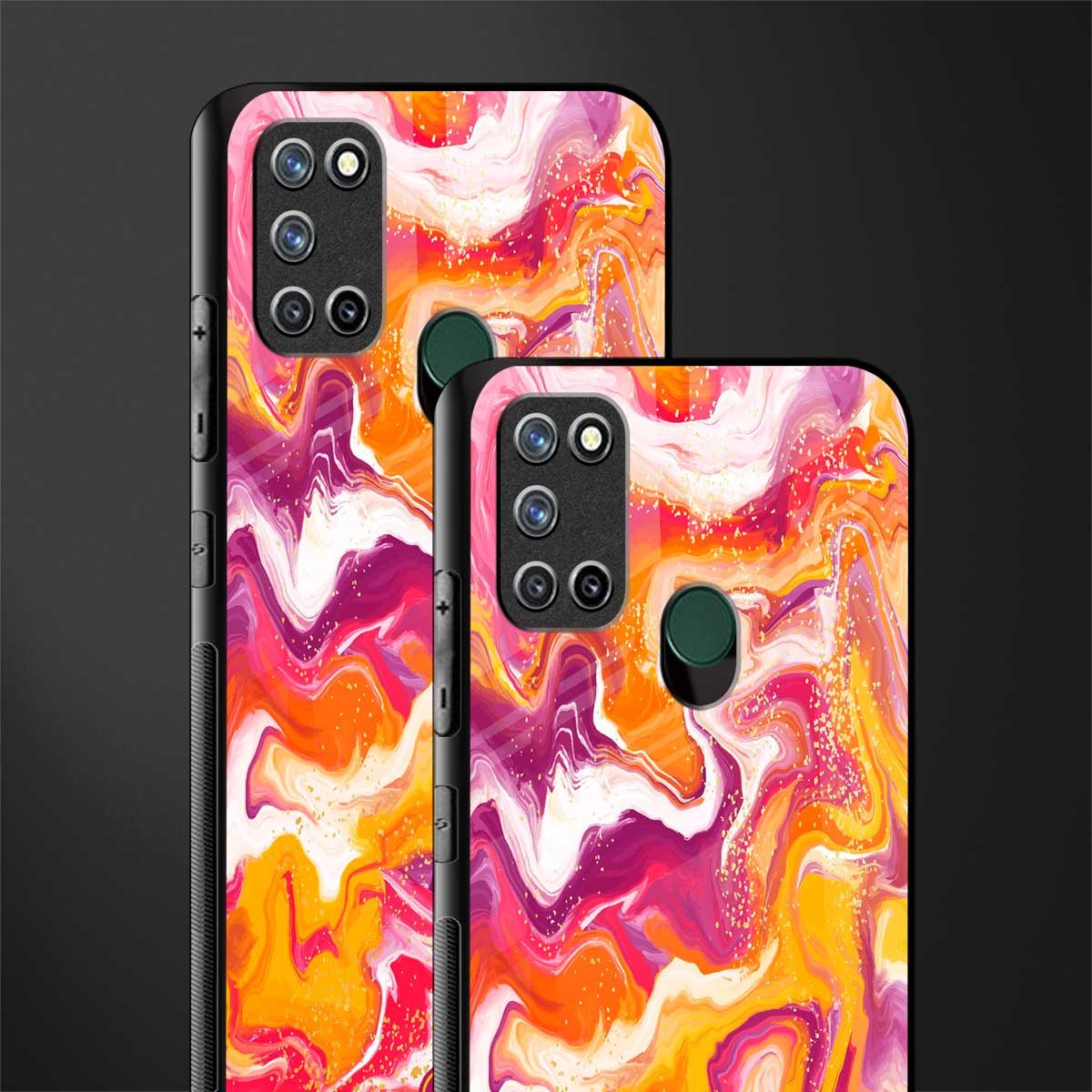 aureolin grape jam glass case for realme 7i image-2