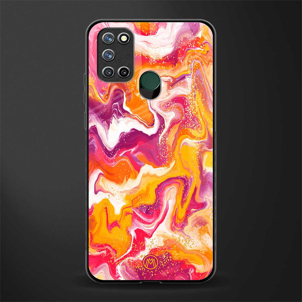 aureolin grape jam glass case for realme 7i image