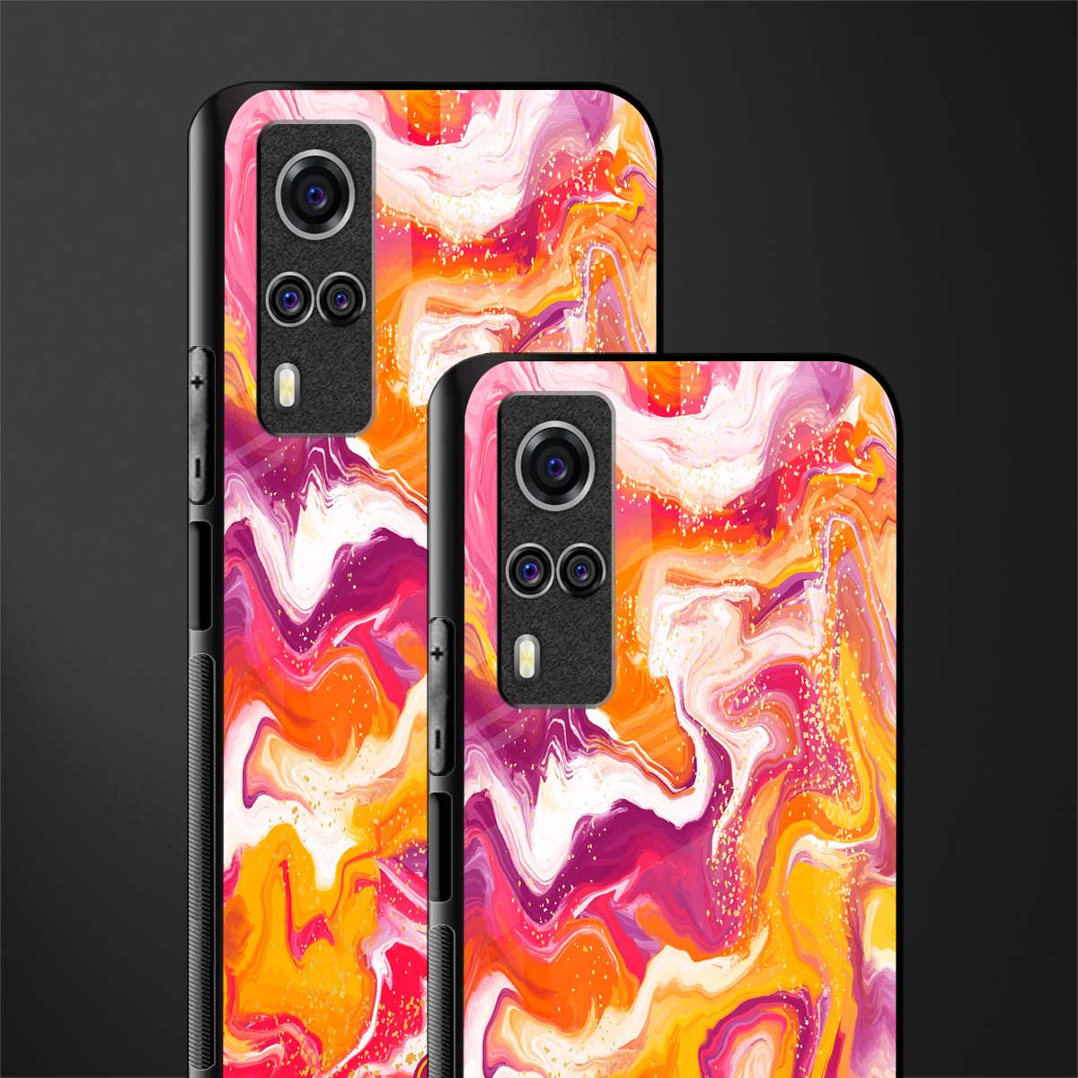 aureolin grape jam glass case for vivo y51a image-2
