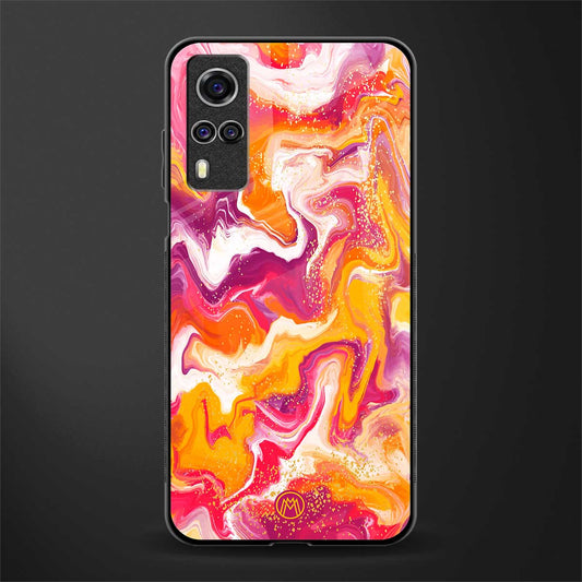 aureolin grape jam glass case for vivo y51 image
