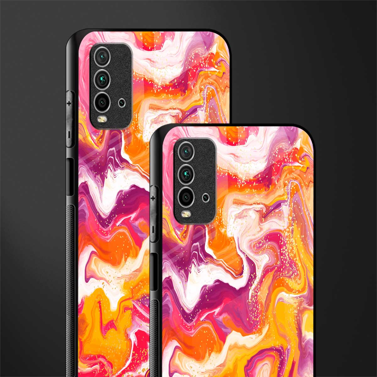 aureolin grape jam glass case for redmi 9 power image-2