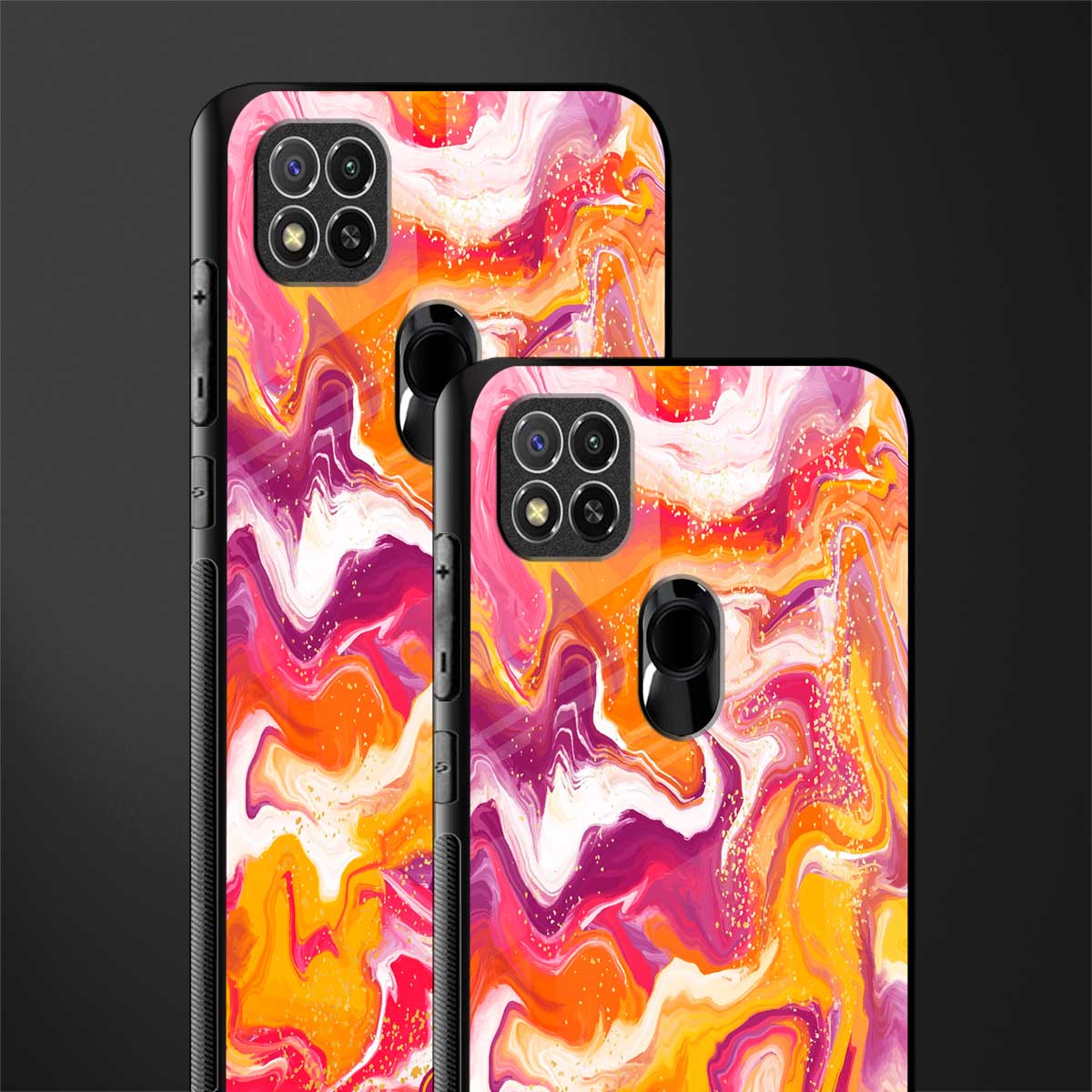 aureolin grape jam glass case for redmi 9c image-2