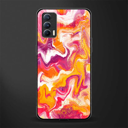 aureolin grape jam glass case for realme x7 image