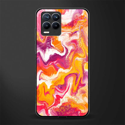 aureolin grape jam glass case for realme 8 4g image
