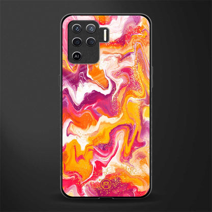 aureolin grape jam glass case for oppo f19 pro image
