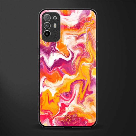 aureolin grape jam glass case for oppo f19 pro plus image