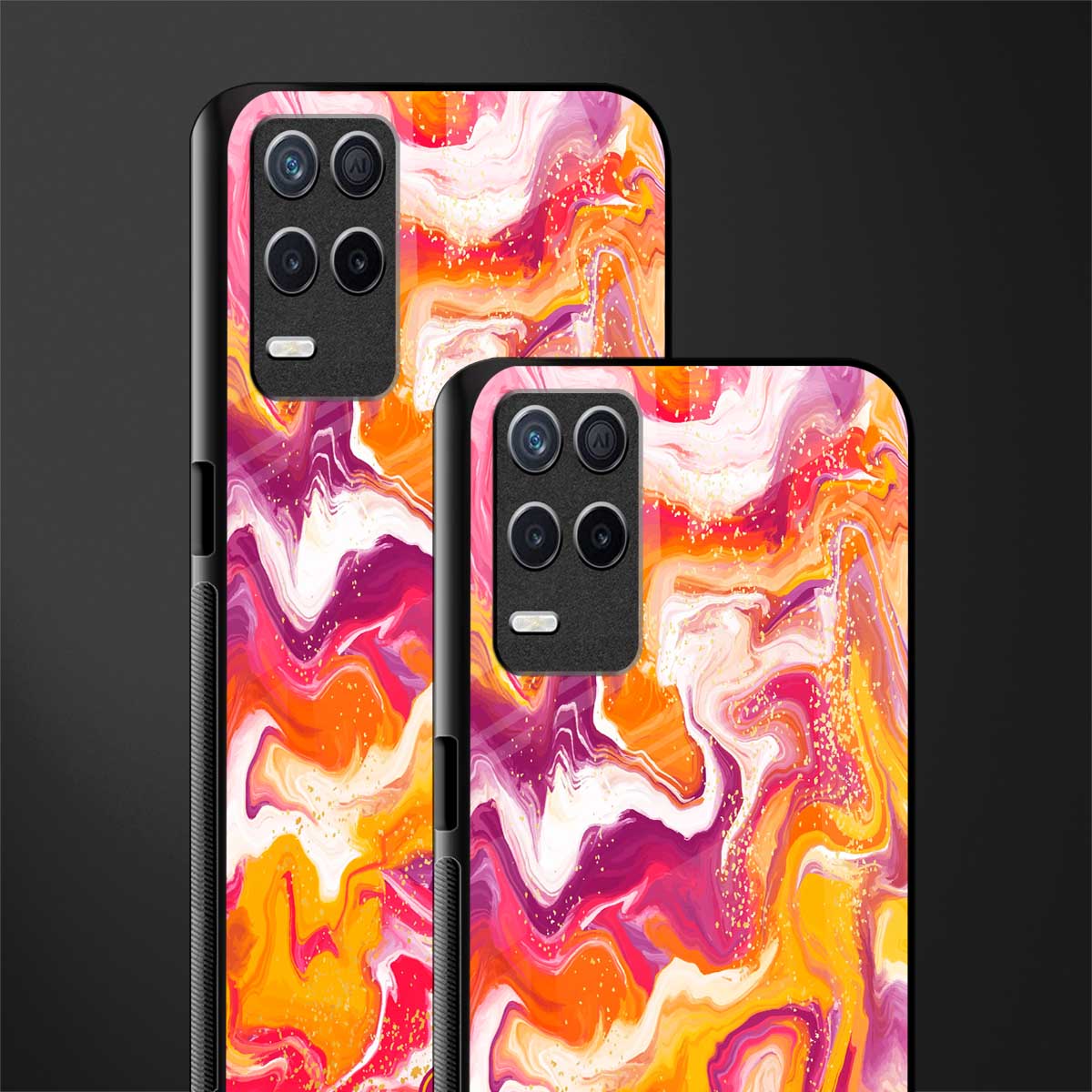 aureolin grape jam glass case for realme 8 5g image-2