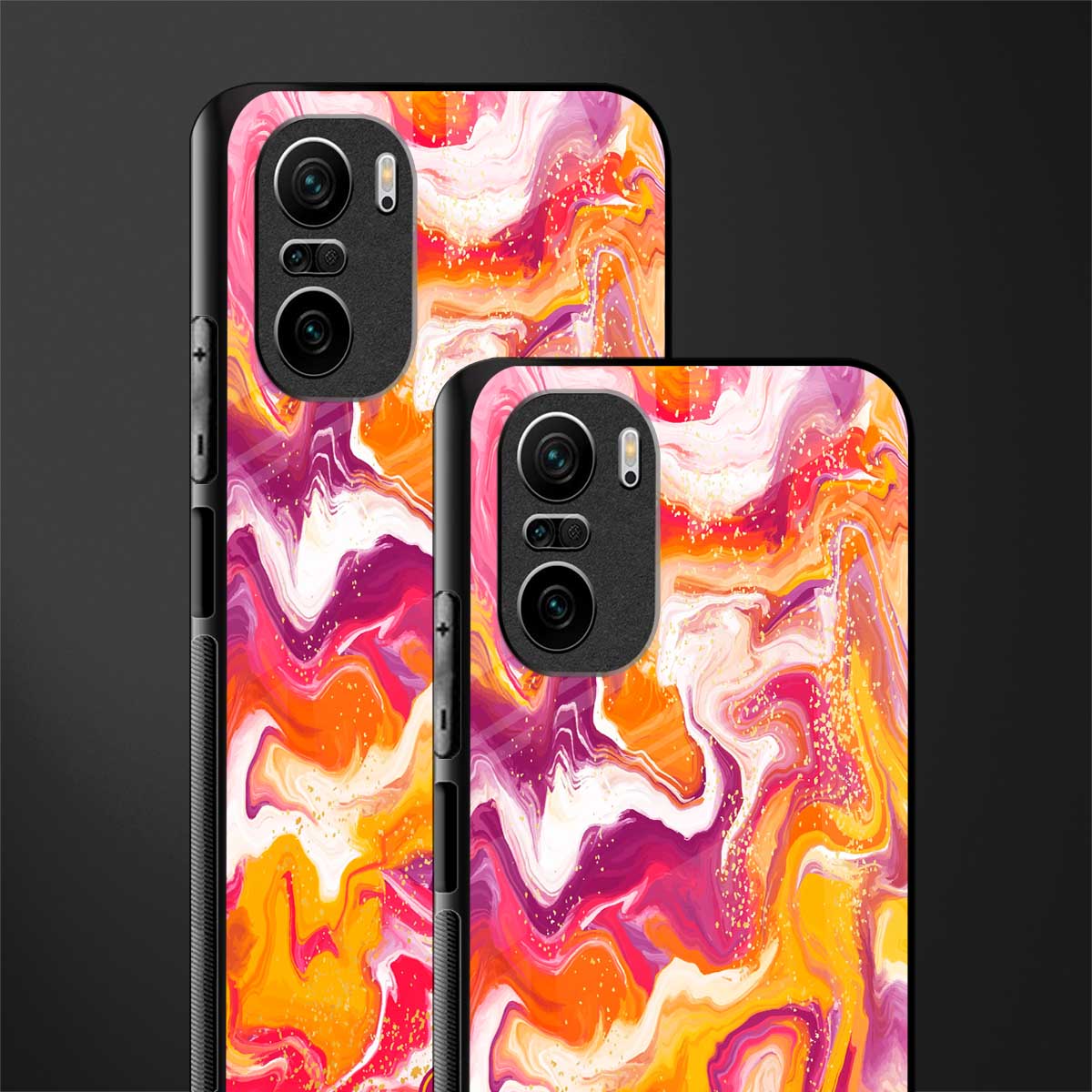 aureolin grape jam glass case for mi 11x 5g image-2