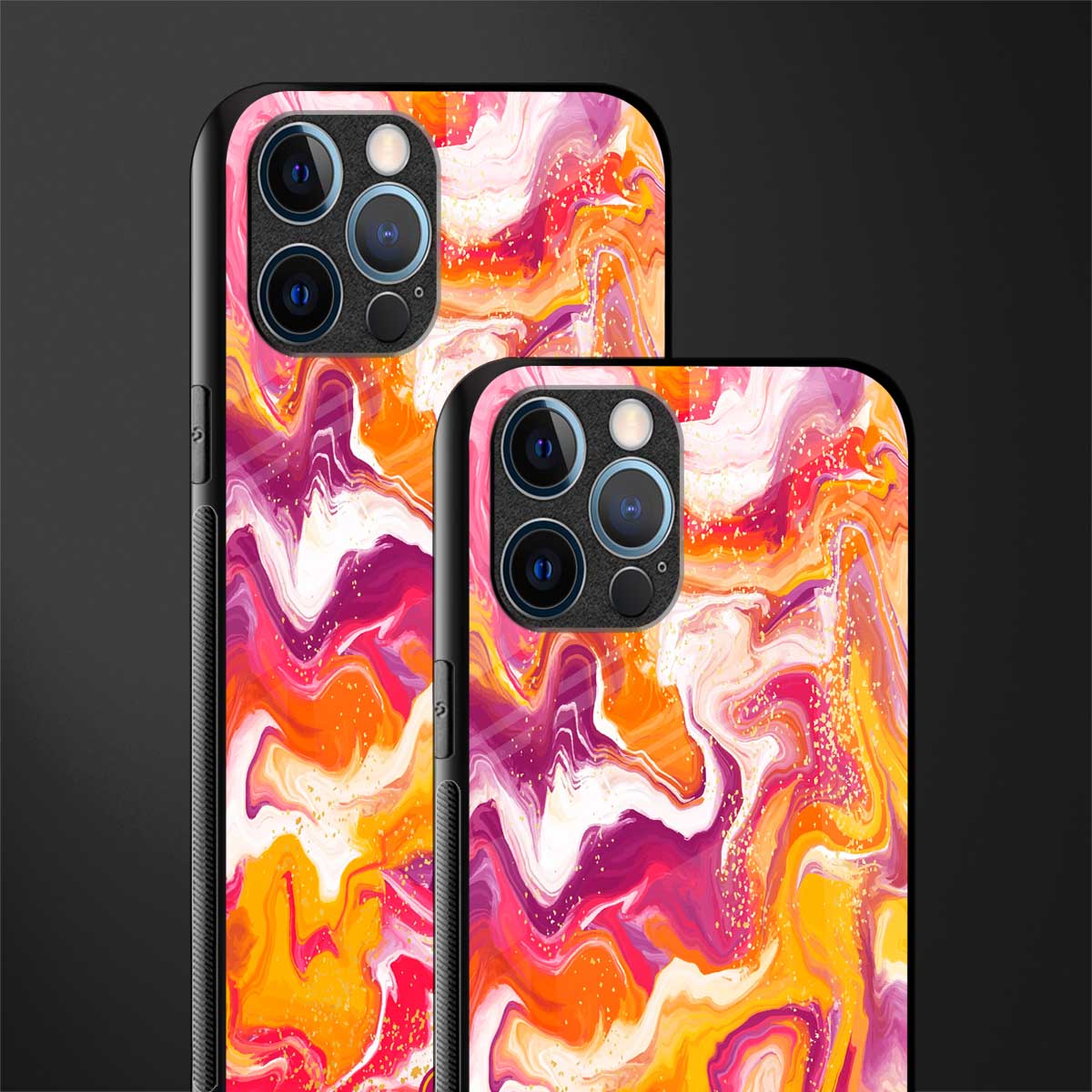 aureolin grape jam glass case for iphone 12 pro max image-2