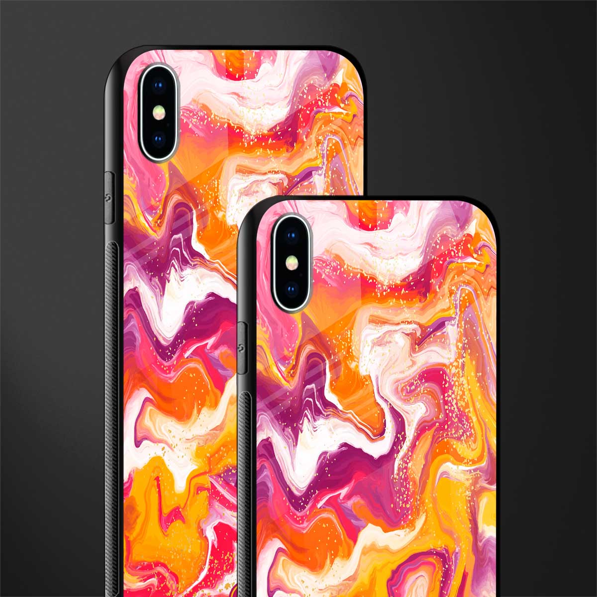 aureolin grape jam glass case for iphone xs max image-2