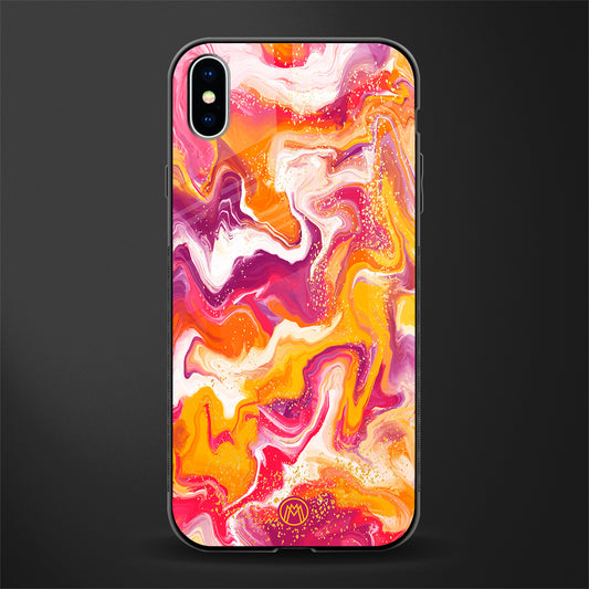 aureolin grape jam glass case for iphone xs max image