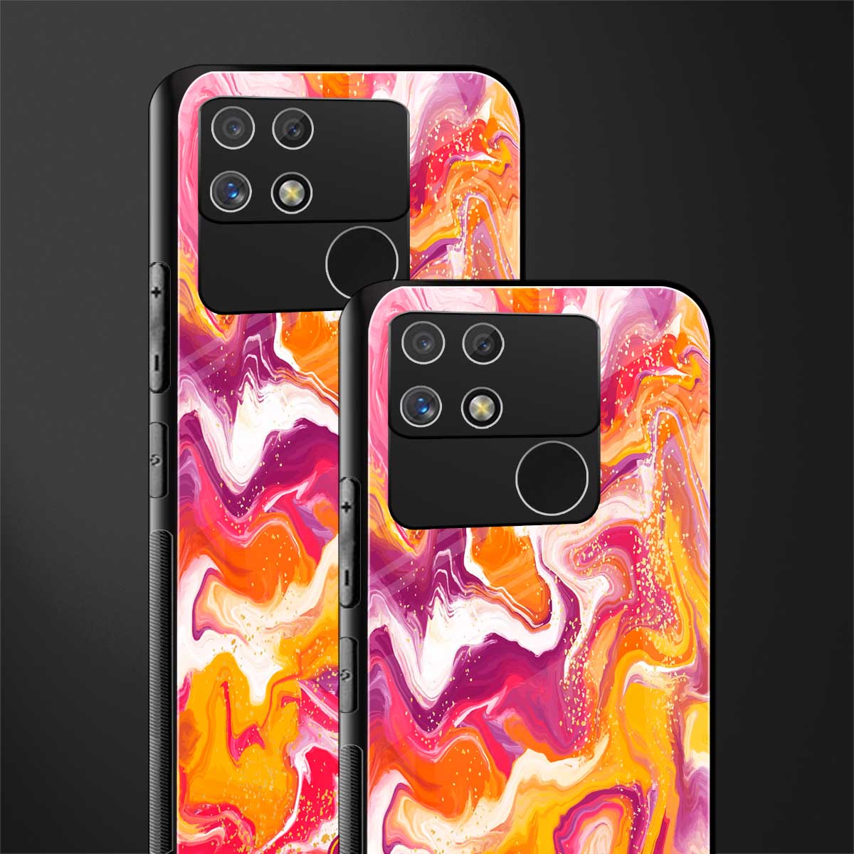 aureolin grape jam back phone cover | glass case for realme narzo 50a