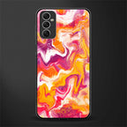 aureolin grape jam glass case for samsung galaxy m52 5g image
