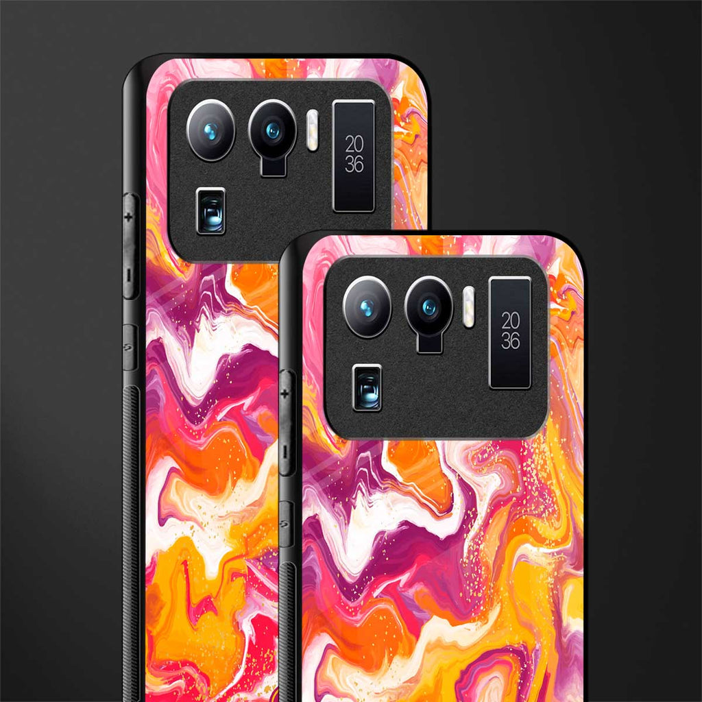 aureolin grape jam glass case for mi 11 ultra 5g image-2