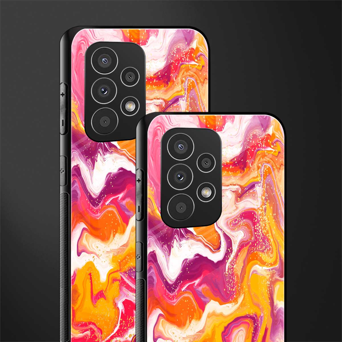 aureolin grape jam back phone cover | glass case for samsung galaxy a53 5g