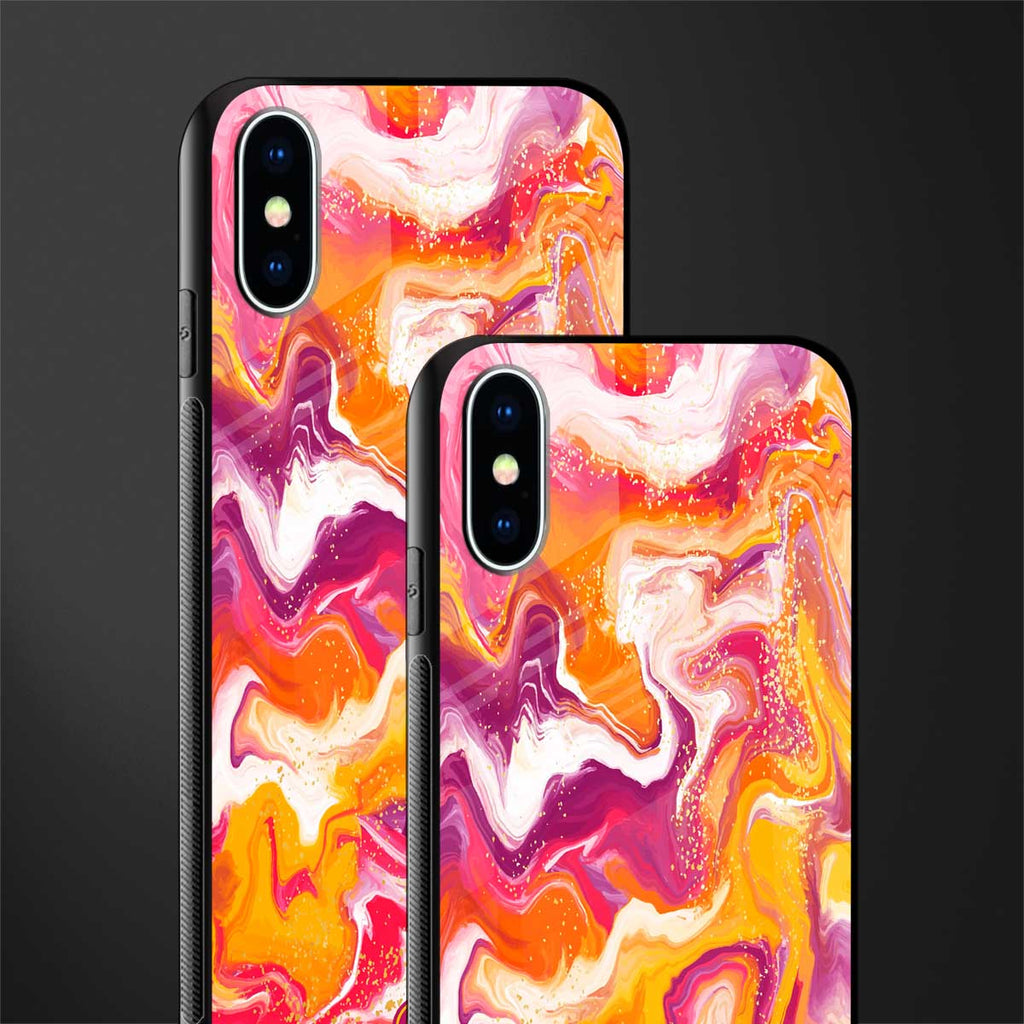 aureolin grape jam glass case for iphone xs image-2