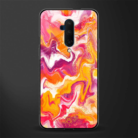 aureolin grape jam glass case for oneplus 7t pro image
