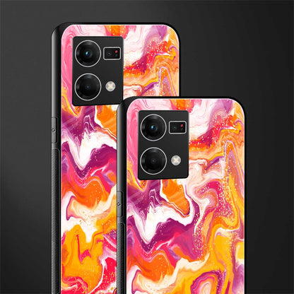 aureolin grape jam back phone cover | glass case for oppo f21 pro 4g