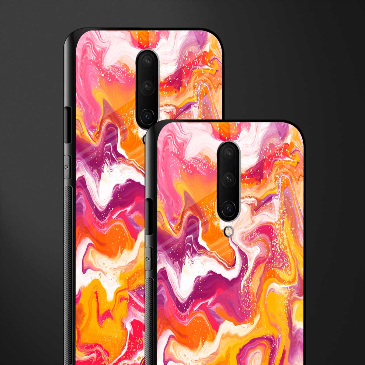aureolin grape jam glass case for oneplus 7 pro image-2