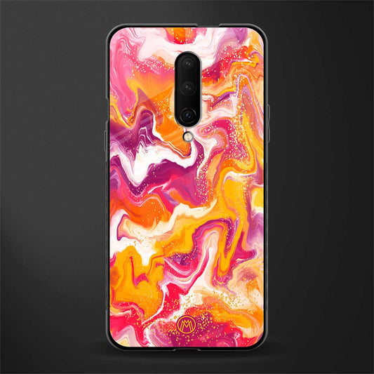 aureolin grape jam glass case for oneplus 7 pro image