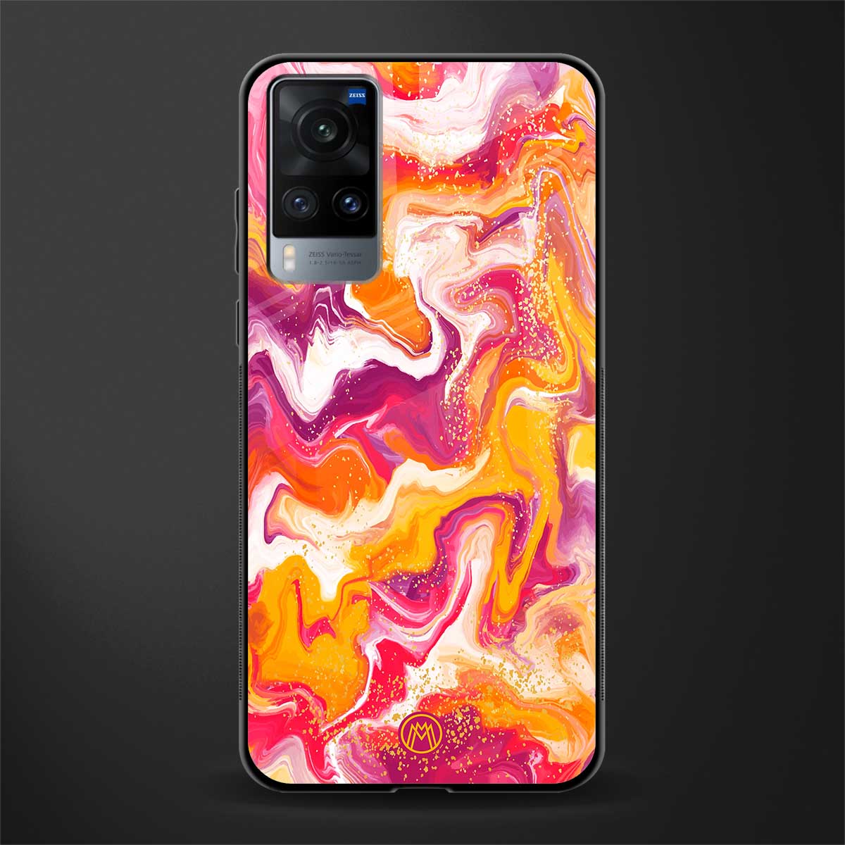 aureolin grape jam glass case for vivo x60 image