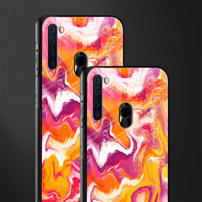 aureolin grape jam glass case for samsung a21 image-2