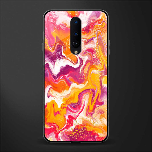 aureolin grape jam glass case for oneplus 8 image