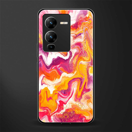 aureolin grape jam back phone cover | glass case for vivo v25 pro 5g