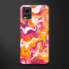aureolin grape jam back phone cover | glass case for vivo v21e 4g