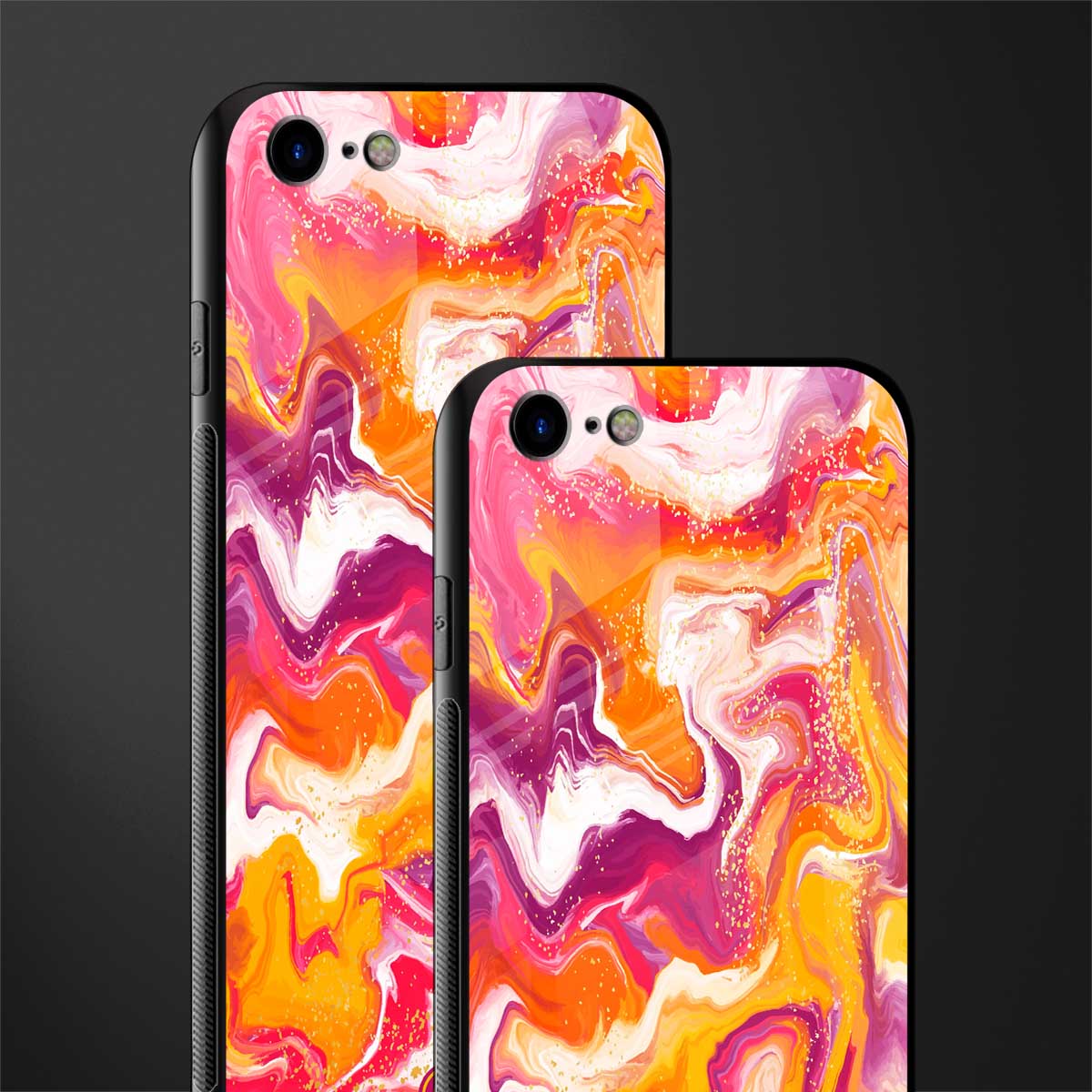 aureolin grape jam glass case for iphone se 2020 image-2