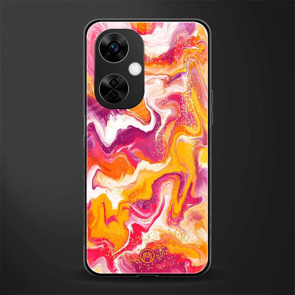 aureolin grape jam back phone cover | glass case for oneplus nord ce 3 lite