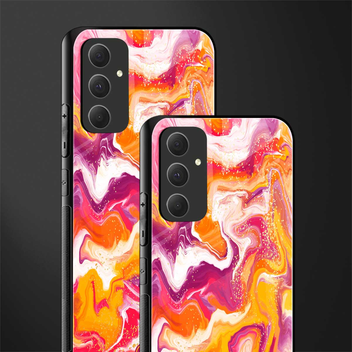 aureolin grape jam back phone cover | glass case for samsung galaxy a54 5g
