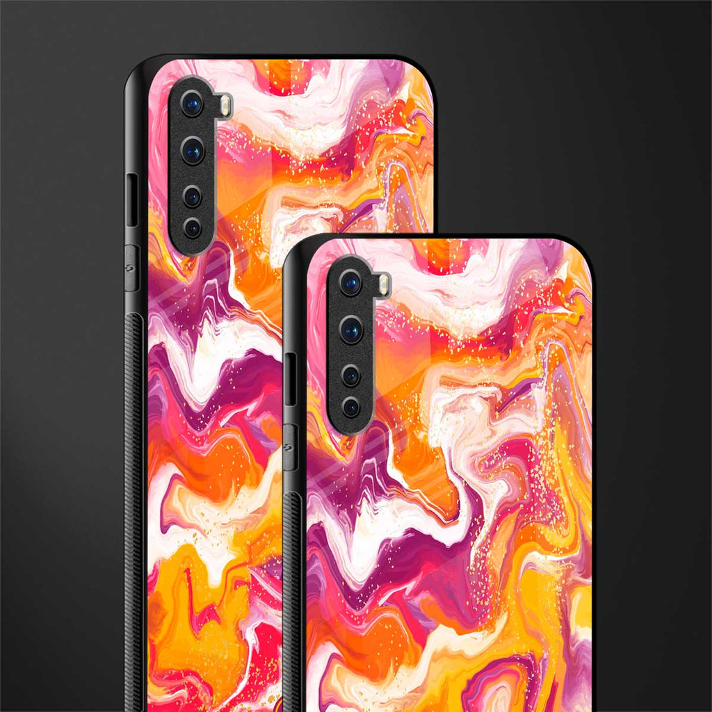 aureolin grape jam glass case for oneplus nord ac2001 image-2