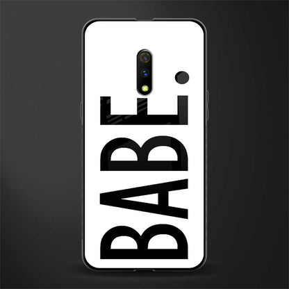 babe glass case for realme x image