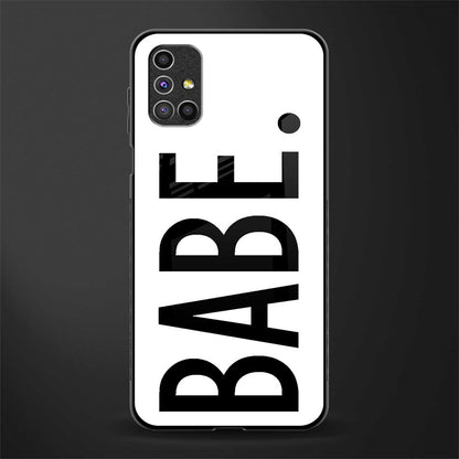 babe glass case for samsung galaxy m51 image