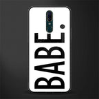 babe glass case for oppo a9 image