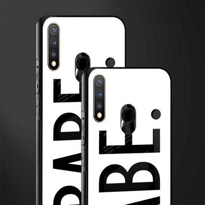 babe glass case for vivo y19 image-2