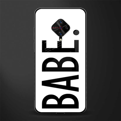 babe glass case for vivo s1 pro image