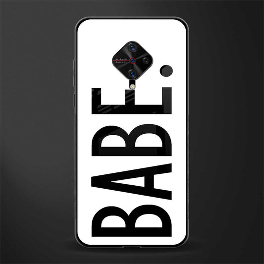 babe glass case for vivo s1 pro image