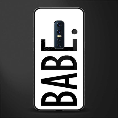 babe glass case for vivo v17 pro image