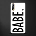 babe glass case for vivo s1 image
