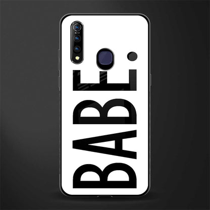 babe glass case for vivo z1 pro image